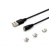 Kompiuterio laidas Savio CL-152, USB-C/Micro USB/Lightning, 1 m