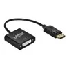 Savio CL-91 vaizdo kabelio adapteris 0,2 m DisplayPort DVI Juodas