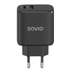 Įkroviklis - Savio La-06/b 30w PDU 3.0 Pilkas