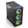 Kompiuterio korpusas Savio Raptor X1, Tempered Glass, ARGB, Black