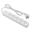 Power strip Savio viršįtampių 5 lizdai 3 m baltos (SAVLZ- 09)