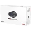 Ausinės Sena 10S motorcycle intercom 4 channels 1600 m Juodas