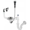 Sifonas granitinėms plautuvėms Deante Space-Saver ZXY_9982, Steel