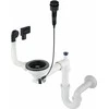 Sifonas granitinėms plautuvėms Deante Space-Saver ZXY_N982, Nero
