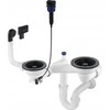 Sifonas granitinėms plautuvėms Deante Space-Saver ZXY_N973, Nero