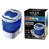 Adler | Skalbimo mašina | AD 8051 | Top loading | Skalbimo talpa 3kg | Unspecified RPM | Gylis 37 cm | Plotis 38 cm | Baltas/Mėlyna