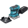 Makita DBO482Z Akumuliatorinis vibracinis šlifuoklis 18V, 114x102mm (Aliumininis pagrindas), Šlifavimo popieriaus dydis 114x102mm, Be akumuliatorių ir kroviklio!