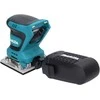 Makita DBO482Z Akumuliatorinis vibracinis šlifuoklis 18V, 114x102mm (Aliumininis pagrindas), Šlifavimo popieriaus dydis 114x102mm, Be akumuliatorių ir kroviklio!