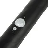 Lubinis šviestuvas Saulės LED lempa su Maclean jutikliu, juoda, IP44, 3 šviesos režimai, Li-ion 18650 baterija 3,7V 1200 mAh, įjungimo jutiklis, MCE465 B