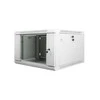 Spintelė rakinama, vienos sekcijos Lanberg WF01-6406-10S (6U, 368mm / 600mm / 450 mm, pakabinama, Stiklas, 19', pilka spalva)