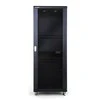 ALAN Q Lantec SS-32U-600-800-01-C 32U 600x800 spintelė, stiklinės priekinės durys, juoda