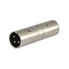 SOUND STATION QUALITY (SSQ) Garso stoties kokybė (ssq) SSQ HA13 SS-1853 Adapteris XLR kištukas - XLR kištukas, chromuotas