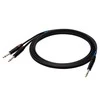 Garso stoties kokybė (ssq) SSQ JSJM2 SS-1453 Kabelis su stereo jungtimi - 2x mono jungtimi, 2 m Juodas