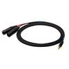 Garso stoties kokybė (ssq) SSQ MIXLR3 – stereofoninis kabelio lizdas 3,5 mm – 2 x XLR 3 m
