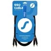 Garso stoties kokybė (ssq) SSQ RCARCA2 SS-1432 Kabelis 2x RCA - 2x RCA 2 m Juodas