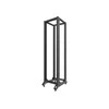 Atviras stovas Lanberg 42U 600X800, juodas