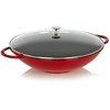 STAUB Wok żeliwny su dangteliu 30 cm, raudona
