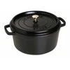 Staub Cocotte 12cm apvalus juodas, ketaus