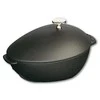 Staub kriauklinis vazonas 25 cm juodas