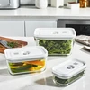 Stiklinių vakuuminių indų rinkinys ZWILLING Fresh &amp; Save, dydžiai: S/M/L, 3 vnt. komplekte