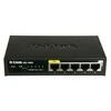 Šakotuvas D-Link DES-1005P/E tinklo komutatorius Ne-valdomas L2 Fast Ethernet (10/100) Juoda Maitinimas per Eternetą (PoE)