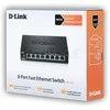 Šakotuvas D-Link DES-108 tinklo komutatorius Ne-valdomas Fast Ethernet (10/100) Juoda