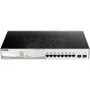 Šakotuvas D-Link jungiklis DGS-1210-10MP žiniatinklio valdymas, stalinis kompiuteris, 1 Gbps (RJ-45) jungčių kiekis 8, SFP jungčių kiekis 2, PoE+ jungčių kiekis 8, maitinimo tipas vienvietis