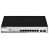 Šakotuvas D-LINK 10-Port Layer2 PoE Smart Managed Gigabit Switch dlink žalias 3.0 8x 10/100/1000Mbit/s TP RJ-45 PoE prievadas 802.3af/at