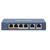 Hikvision DS-3E0106HP-E Network Links Unmanaged Fast Ethernet (10/100) PoE Support Mėlyna