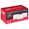 Maršrutizatorius Mercusys | AX3000 Whole Home Mesh WiFi 6 System with PoE | Halo H80X (3-Pack) | 802.11ax | 574+2402 Mbit/s | 10/100/1000 Mbit/s | Ethernet LAN (RJ-45) jungtys 3 | Mesh Support Yes | MU-MiMO Yes | No mobile broadband | Antenna type Internal