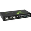 TECHLY 028696 Techly 2 prievadų HDMI/USB KVM jungiklis 2x1 su garsu