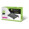 TECHLY 305564 Techly Ergonomiška kojų atrama su kampo reguliavimu, juoda