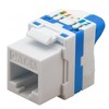 TECHLY CAT 6a KeyStone RJ45 Jack UTP neekranuotas įrankis be įrankių