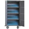 Techly 108712 Įkrovimo stotelė, 80 lizdų, USB-A 5V 2.1A, 4 lentynos
