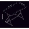 Žaidimų stalas Techly Gaming Desk for PC with Angular Ergonomic Edge, Juodas