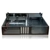 Techly Kompaktiškas  PC korpusas ATX Rack 19 colių 2U juodas dėklas