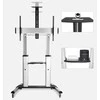 Laikiklis Techly mobilus stovas dideliems TV LCD/LED/ plazminiams 60''-100'', 100kg VESA