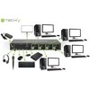 Techly 101935 KVM Switch 4/1 DisplayPort/USB 4K 30Hz, USB šakotuvas