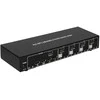 Techly 101935 KVM Switch 4/1 DisplayPort/USB 4K 30Hz, USB šakotuvas