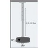 Techly ICA-PM 102XL projektoriaus stovas Lubos Sidabras