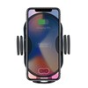 TECHLY 108781 Techly Automatinis automobilinis išmaniojo telefono laikiklis su belaidžiu indukciniu Qi įkrovikliu 10W