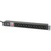 Techly Pro TECHLYPRO 023776 Rack 19 1U maitinimo juosta, skirta UPS 250V/16A 12x C13 lizdai C20 kištukas