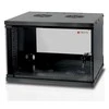 Techly I-CASE EL-1006B32 lentyna 6U Sieninis stovas Juoda