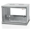Techly I-CASE EL-1006G32 lentyna 6U Sieninis stovas Pilka