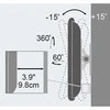 Techly ICA-LCD 201WH televizoriaus laikiklis 76,2 cm (30") Balta