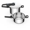 Tefal Secure Trendy P2584301 4 l + 6 l Indukcja sidabrinė