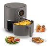 Tefal Ultra Fry Digital EY111B, karšto oro gruzdintuvė, tamsiai pilka