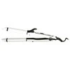 Adler | Hair straightener 2 in 1 | AD 2104 | Garantija 24 mėn. | Ceramic heating system | 50 W | Baltas