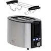 Skrudintuvas Adler Camry | Toaster | CR 3215 | Power 1000 W | Number of slots 2 | Housing material Nerūdijantis plienas | Juodas/Nerūdijantis plienas