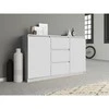 Top E Shop Komoda - Topeshop 2D3S Balta